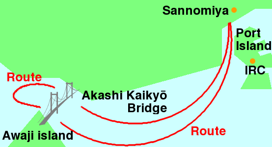 Cruise route map